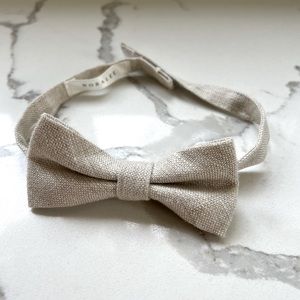 Noralee linen bow tie